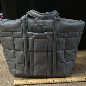 Michael Kors heather grey shoulder bag